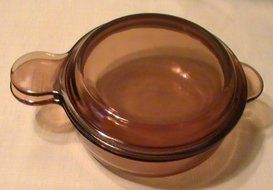 Corning Visions Amber Heat 'N' Eat Grab-it - V 240 B with Lid