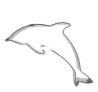 Yunko Lovely Animal Series Stainless Steel Cookie Cutter Fondant Cutter Puppy Cat Giraffe Elephant Rabbit Dolphin... N6