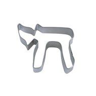 Dress My Cupcake Hanukkah Bar Mitzvah Chai Life Medallion Cookie Cutter, 3.25-Inch