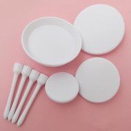 4pcs Cake Icing Cream Flower Nails Set Stand Cupcake Sugarcraft Decorating Tool N3