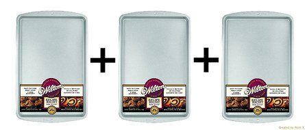 Bulk Buy: Wilton Recipe Right Small Cookie Pan-13.25"X9.25 (3-Pack)