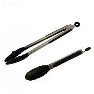 Buy Allamazing Heat Resistant Kitchen Cooking Tongs Pack of 2 Sizes (9"and 12")Stainless Steel Non-slip &amp; Easy...