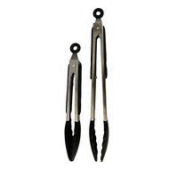 Buy Allamazing Heat Resistant Kitchen Cooking Tongs Pack of 2 Sizes (9"and 12")Stainless Steel Non-slip &amp; Easy... N2