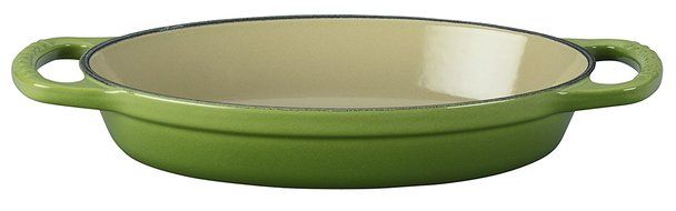 Le Creuset Enamel Cast Iron Signature Oval Baker, 2.25 quart, Cerise (Cherry Red) N10