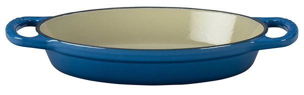 Le Creuset Enamel Cast Iron Signature Oval Baker, 2.25 quart, Cerise (Cherry Red) N11