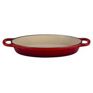 Le Creuset Enamel Cast Iron Signature Oval Baker, 2.25 quart, Cerise (Cherry Red) N20
