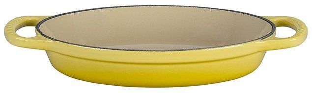 Le Creuset Enamel Cast Iron Signature Oval Baker, 2.25 quart, Cerise (Cherry Red) N22
