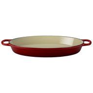 Le Creuset Enamel Cast Iron Signature Oval Baker, 2.25 quart, Cerise (Cherry Red) N24