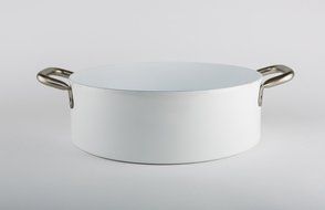 KnIndustrie Eat Big - Casserole with handles &Oslash;14.2 White