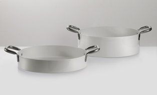 KnIndustrie Eat Big - Casserole with handles &Oslash;14.2 White N2