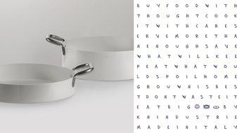 KnIndustrie Eat Big - Casserole with handles &Oslash;14.2 White N4