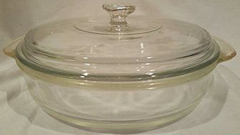 Fire King 8 Inch Ovenbake Casserole Dish With Lid