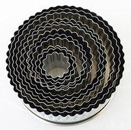 12 Pieces Round Cutter Set (Plain) N2