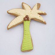 Palm Tree Cookie and Fondant Cutter - Ann Clark - 4.5 Inches - US Tin Plated Steel N7
