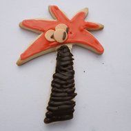 Palm Tree Cookie and Fondant Cutter - Ann Clark - 4.5 Inches - US Tin Plated Steel N8
