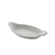 10 Strawberry Street Whittier 10-Inch Boat Dish, White