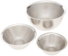 Sori Yanagi stainless bowl punchingstrain​er (16.19.23) 6pcs N4