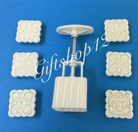 Giftshop12 Mooncake Molds Cookie Cutter Molds Square 63g
