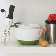 OXO Good Grips 3-Piece Mixing Bowl Set, Blue/Green/Yellow N12