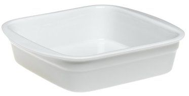 Pillivuyt Porcelain 9-1/2-Inch Square Heavy-Duty Lasagne Baker
