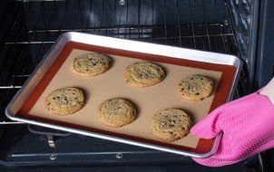 Professional 2 Pack Set of 2 Half Sheet Square Nonstick Rolling Silicone Baking Mat, Non Stick Silicon Liner for... N4