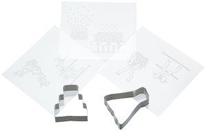 Country Kitchen Sports Ball Cookie Cutter Texture Set