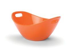 Rachael Ray Stoneware 15" Salad Serving Bowl, Red N3