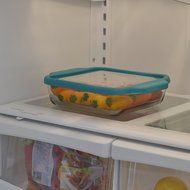 Anchor Hocking 3-Quart Glass Baking Dish with Teal TrueFit Lid N10