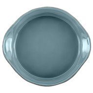 Rachael Ray Cucina Stoneware 3-Piece Round Casserole &amp; Lid Set, Agave Blue N2