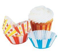 100 Pc Big Top Carnival Cupcake Baking Cups [Kitchen]