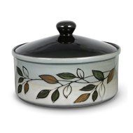 Pfaltzgraff Everyday Rustic Leaves Covered Casserole Dish
