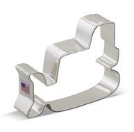 Ann Clark Bulldozer Cookie Cutter - 4.25 Inches - Tin Plated Steel