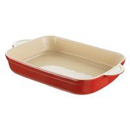 Denby Oven to Table Oblong Casserole/Lasagna, 3.1-Liter, Red