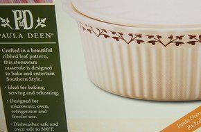Paula Deen 2 Qt Covered Round Stoneware Casserole 51895 N2