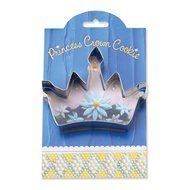 Princess Crown Cookie and Fondant Cutter - Ann Clark - 4.6 Inches - US Tin Plated Steel