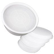 Stainless Steel Mixing Bowls Set of 5,with Plastic Lids-JUNING N9