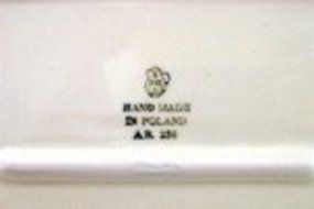 Polmedia Polish Pottery 14-inch Stoneware Rectangular Baker with Handles H7609B Hand Painted from Ceramika Artystyczna... N5