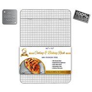 Premium 100% Stainless Steel Cooling and Baking Rack Commercial Grade Steel 304 (18/8) Heavy Duty 11.5" by 16.5...