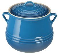 Le Creust Stoneare 20-Ounce Mini Bean Pot, Marseille