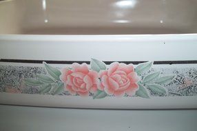 Corning Ware Silk and Roses A-21-B-N