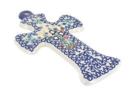 Polish Pottery Garden of Eden Cross