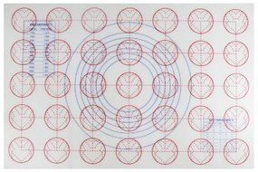 Homankit Non-Stick Silicone Baking Mat for Macarons 15-3/4" x 23-5/8"