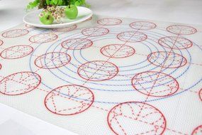 Homankit Non-Stick Silicone Baking Mat for Macarons 15-3/4" x 23-5/8" N5