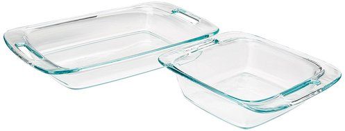 Pyrex Easy Grab 4-Piece Glass Bakeware Set N4