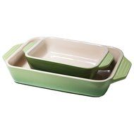 Le Creuset Stoneware Palm Rectangular 2 Piece Casserole Dish Set