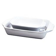 Le Creuset Stoneware Palm Rectangular 2 Piece Casserole Dish Set N6