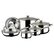 Vesta Stainless Steel Cookware Set by Magefesa, 10-Piece N3