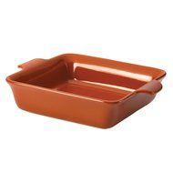 Anolon Vesta Stoneware 9-Inch Square Baker, Persimmon Orange