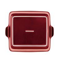 Anolon Vesta Stoneware 9-Inch Square Baker, Persimmon Orange N3