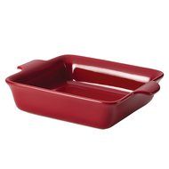 Anolon Vesta Stoneware 9-Inch Square Baker, Persimmon Orange N5